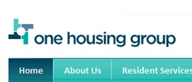 one housing group website screenshot